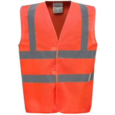 Afbeelding van Yoko Signalisatievest met 2 Banden &amp; Bretels YHVW100 Hi Vis Orange