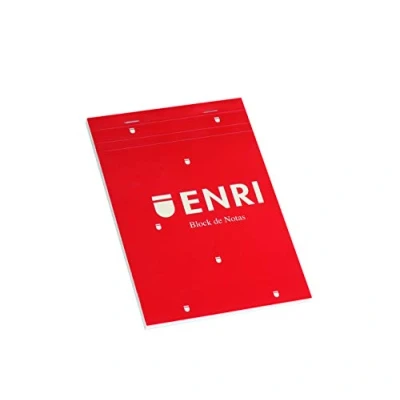Afbeelding van Enri 100102716 notitieblokken, A5, 5 stuks