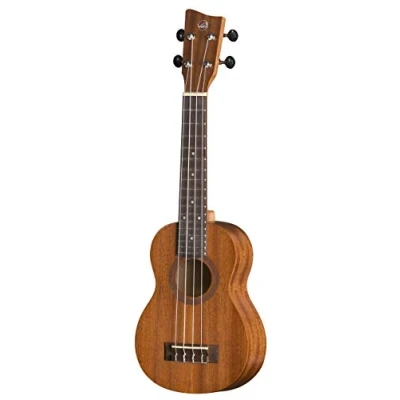 Afbeelding van GEWA sopraan ukelele Manoa K SO Sapelli mat met Gig Bag