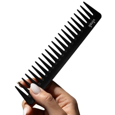 Afbeelding van vinsk® Carbon kam baard grof haarkam voor mannen 100% antistatisch &amp; haar grove styling in kapperskwaliteit brede perfecte haarstyling Bekijk nu
