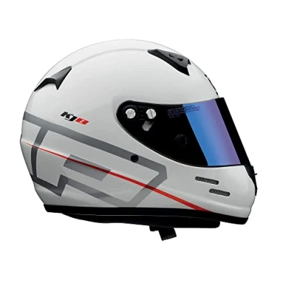 Afbeelding van OMP KJ8 EVO CMR WIT HELM L KARTING