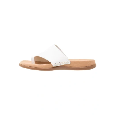 Afbeelding van Gabor Teensandalen weiss, Dames, Maat: 39, Weiss Leer