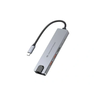 Afbeelding van CONCEPTRONIC Dock 6 in 1 USB C &gt;HDMI,2xUSB A,USB C,GbE 140W