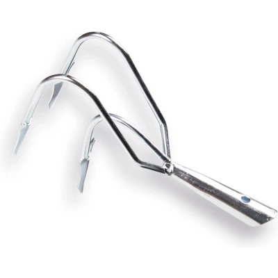Afbeelding van Synx Tools hark Cultivator 3 tanden Verzinkt Bodembewerkers Harken Grondwoelers Zonder steel