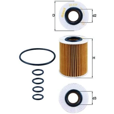 Afbeelding van Knecht Oliefilter OX 437D