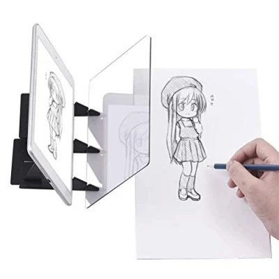 Afbeelding van Optische tekening Projector Schilderen Tracing Board, Schets Tekenbord, Easy Kit voor Draw Reflected Image op Sketch Book &amp; Pad