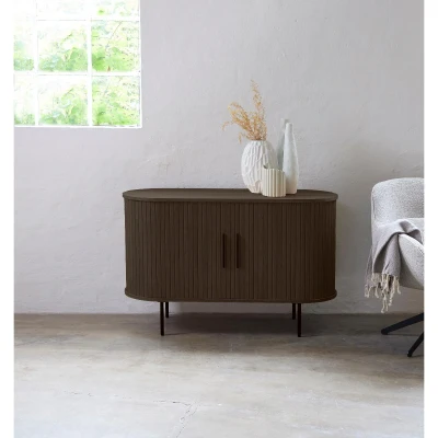 Afbeelding van Nordic Home Kelly dressoir 120 cm zwart Hout