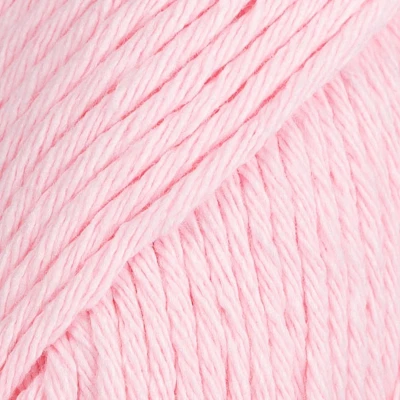 Afbeelding van DROPS Paris Uni Colour 57 babyroze Katoen Garen