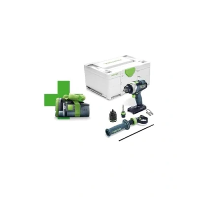 Afbeelding van Festool TPC 18/4 I Basic QUADRIVE 18V Li Ion Accu Klopboormachine In Systainer Met 5.2 Ah