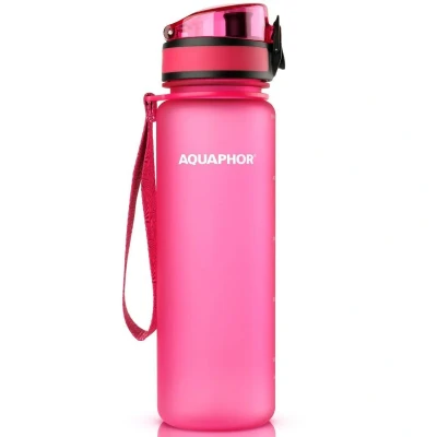 Afbeelding van Aquaphor City Drinkfles met waterfilter Roze (Capaciteit wisselfilter 150L)