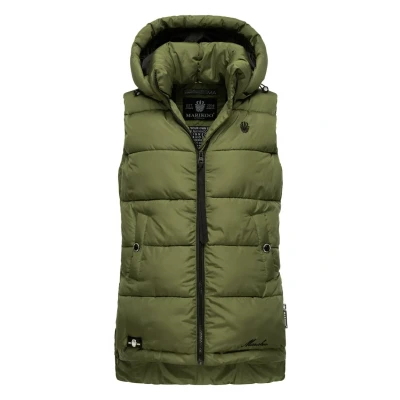 Afbeelding van Marikoo Zarinaa Bodywarmer, Dames, Maat: XS, Dusty olive
