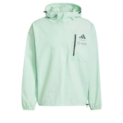 Afbeelding van adidas Performance MERCEDES AMG PETRONAS FORMULA ONE TEAM PREMIUM WOVEN WINDJACK Heren Groen M