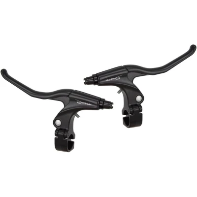Afbeelding van VWP Remhendel set, aluminium. geschikt voor rollerbrake. zwart/zwart