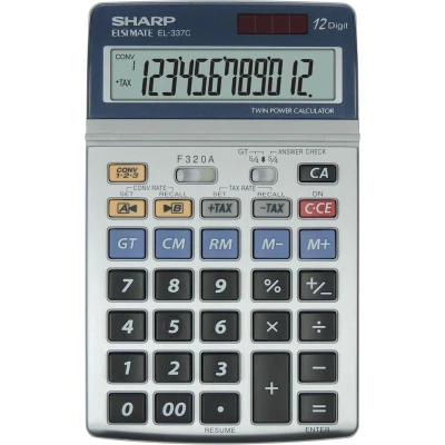 Afbeelding van Sharp Bureaurekenmachine El 337c