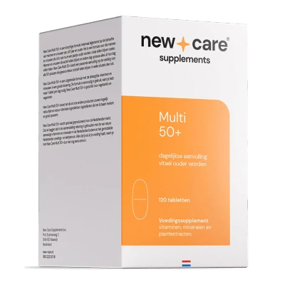 Afbeelding van New Care Multivitamine 50+ vegan 120 tabletten