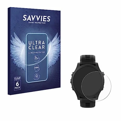 Afbeelding van Savvies (6 Stuks) Schermbeschermer voor Garmin Forerunner 935 Screen Protector Ultra Transparant