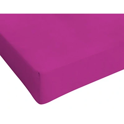 Afbeelding van Max Color Lakens met hoeken, 25 cm, fuchsia, eenpersoonsbed