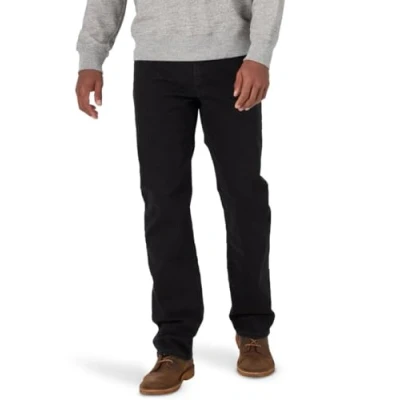 Afbeelding van Wrangler Authentics Heren Big &amp; Tall Classic Comfort Waist Jeans, zwart, 52W / 30L