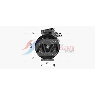 Afbeelding van Ava Cooling Airco compressor MSAK737