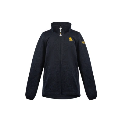 Afbeelding van DREIMASTER Gebreid Fleecejack 110 / Marine Melange 100% Polyester