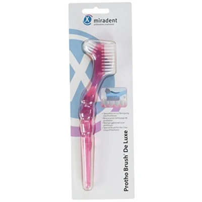 Afbeelding van Protho Brush De Luxe pink transparent Stück