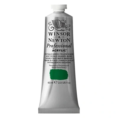 Afbeelding van Winsor &amp; Newton 2320521 Professionele acrylverf, hoge dekking, kunstenaarskwaliteit, lichtecht 60ml Tube, Phthalo Green Yellow Shade