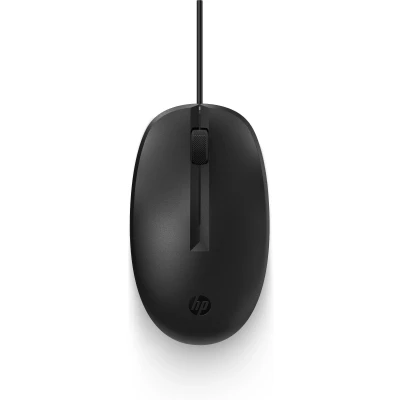 Afbeelding van HP 125 Wired Mouse, Ambidextre, Optique, USB Type A, Noir