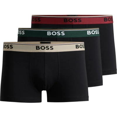 Afbeelding van BOSS Trunk 3 PACK Onderbroeken, Heren, Maat: Small, Patterned eight