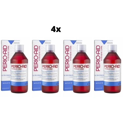 Afbeelding van 4x PerioAid Mondspoelmiddel 0,12% Intensive Care 500 ml