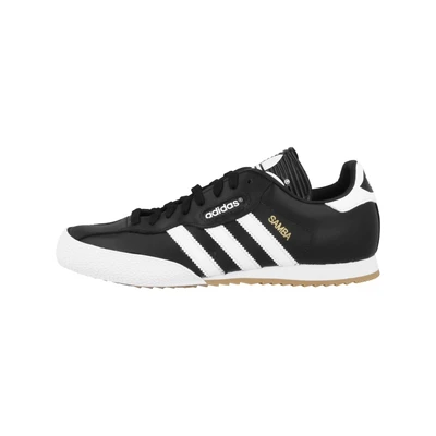 Afbeelding van adidas Originals Samba Super Sneakers laag, Maat: 36, Black/running white/footwear white Leer en imitatieleer