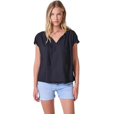Afbeelding van Street One Studio MIT Raffung Blouse, Dames, Maat: 42, Blau