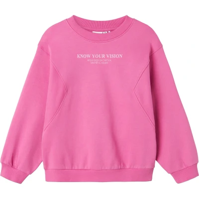 Afbeelding van NAME IT NKFNAKONNI LS RLX SWEAT BRU Meisjes Sweaters