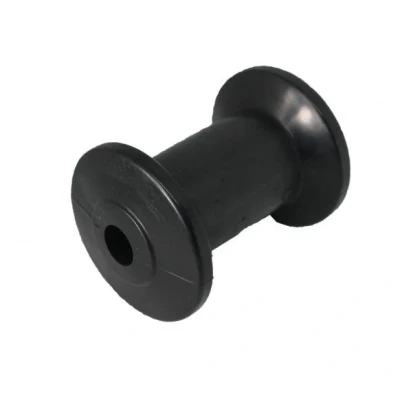 Afbeelding van Knott 98x68,5 mm kielrol zwart 16 naafdiameter