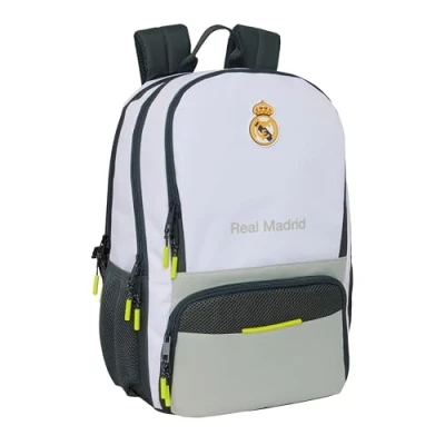 Afbeelding van Schoolrugzak Real Madrid C.F. Wit 30 x 42 17 cm