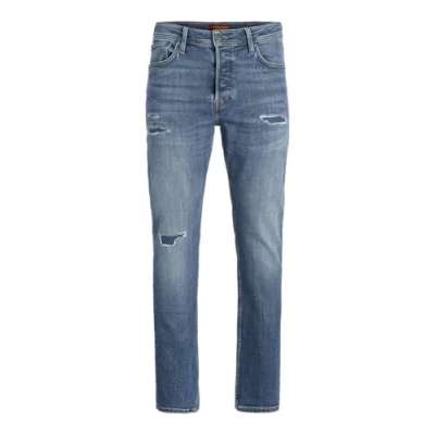 Afbeelding van JACK &amp; JONES heren jeans broek, Denim Blauw, 33W x 36L