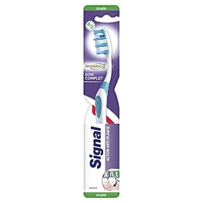 Afbeelding van Signal Tandenborstel Integral 8 x 12 zacht, voor een perfecte mondhygiëne, recyclebaar (12 stuks) 68264550