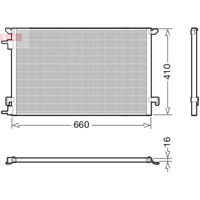 Afbeelding van Denso Airco condensor DCN20045