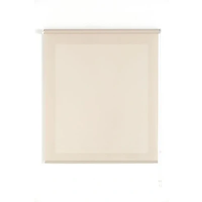 Afbeelding van uniestor, rolgordijn lichtdoorlatend basic Lichtbruin 120 x 175