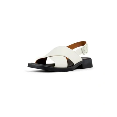 Afbeelding van Camper DANA Sandalen, Dames, Maat: 38, Weiß natural Leer