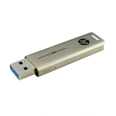 Afbeelding van HP x796w USB 3.1 Flash Drive 256GB, Push and Pull design, Metallic finish