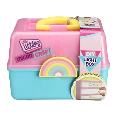 Afbeelding van Cefa Toys Real Littles mini activiteitenbox, blauw en paars (00257)