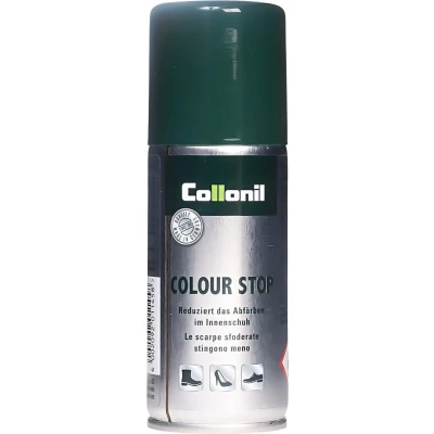 Afbeelding van Collonil Colour Stop vermindert het afgeven van kleur in de schoen aan sokken en voeten 100 ml