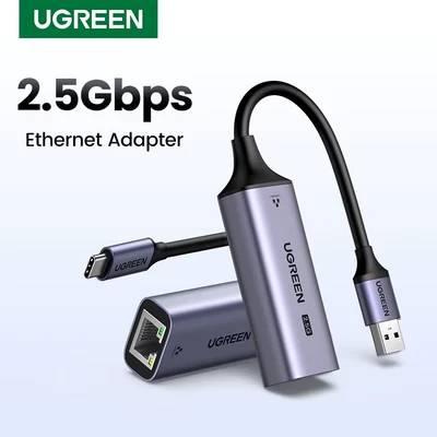 Afbeelding van UGREEN USB C naar RJ45 2.5G Ethernet Adapter