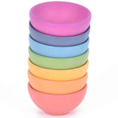 Afbeelding van Tickit sorteerschaaltjes regenboog 7st