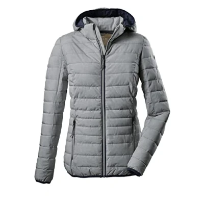 Afbeelding van G.I.G.A. DX Women&#039;s Casual functioneel jack in donslook met afritsbare capuchon Uyaka Stripe, dark navy, 40, 34313 000