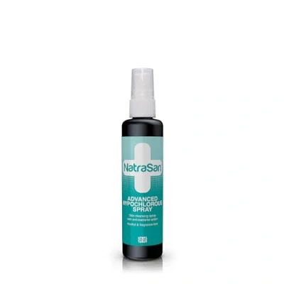 Afbeelding van NatraSan Geavanceerde hypochloorspray, onovertroffen reiniging voor kalmering, hydratatie en bescherming van je huid. (100 ml)