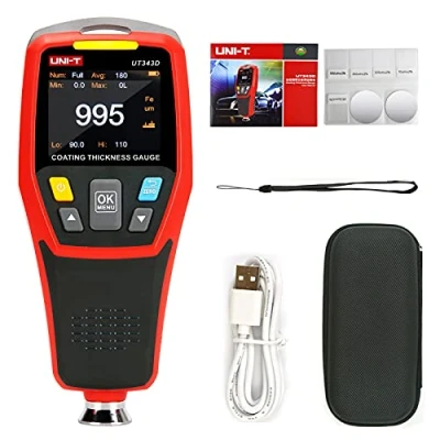 Afbeelding van UNI T UT343D Digitale Coating Dikte Meter Tester Bereik 0 Om 1250um Met USB Data Functie
