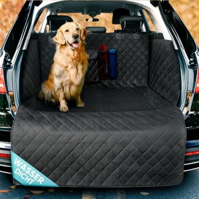 Afbeelding van HELDENWERK Kofferbakbescherming voor honden, gewatteerd, met zij en bumperbescherming, hondendeken, auto, kofferbak, waterdicht krasbestendig, universele kofferbakbeschermingsmat honden
