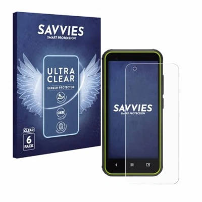Afbeelding van Savvies (6 Stuks) Schermbeschermer voor SkyCaddie SX400 Screen Protector Ultra Transparant