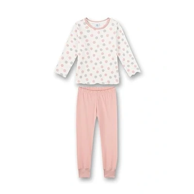 Afbeelding van Sanetta MINI LONG Pyjama voor kinderen, Maat: 140, White pebble
